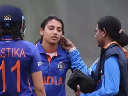 Indian women's team player Yastika Bhatia has responded to trolls' criticism | "मग काय मी तुझ्यासारखी घरी बसून कमेंट करत बसू का", भारतीय महिला खेळाडूने ट्रोलर्सला सुनावले