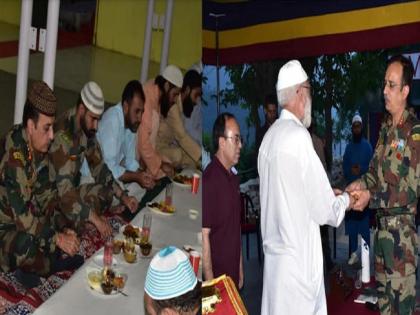 Indian Army Iftar Party in Doda: Iftar party organized by Indian Army, netizens got angry after seeing these photos | Indian Army Iftar Party: भारतीय सैन्याने केले इफ्तार पार्टीचे आयोजन, फोटो शेअर करताच नेटकरी संतापले...