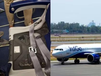 Is it a plane or ST? Not quite a seat; A shock to a passenger, in an IndiGo flight | विमान आहे की एसटी? चक्क सीटच नाही; प्रवाशाला धक्का, 'इंडिगो'च्या एका विमानातला प्रकार