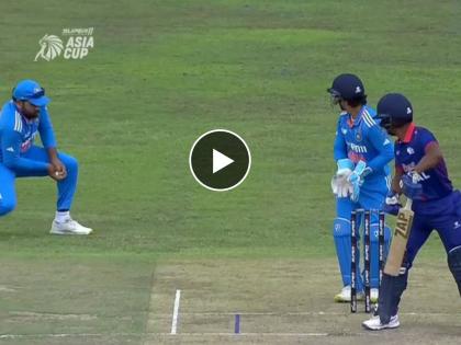 India vs Nepal Live Marathi Update : Rohit caught by Rohit! Terrific catch from Rohit Sharma, Nepal Captain Paudel out, Ravindra Jadeja take 3rd Wicket, Video  | रोहित शर्माचा अफलातून कॅच!विराटसह सहकाऱ्यांना शिकवलं कसा पकडायचा झेल, Video