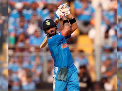  ICC ODI World Cup IND vs NZ Semi Final Live : Virat Kohli hit 50th ODI century, Virat Kohli surpasses the legendary Sachin Tendulkar and now has the most centuries in Men's ODIs | 'विराट' विक्रम! कोहलीचे वन डे क्रिकेटमध्ये शतकांचे 'अर्धशतक'; मोडला सचिनचा विश्वविक्रम