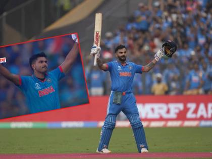 ICC ODI World Cup IND vs NZ Semi Final Live : Virat Kohli ( 117) record breaking century, Shreyas iyer ( 109) smash hundred, IND 397/4 (50) | 'विराट' विक्रमांची मॅच! कोहली, अय्यरच्या शतकांना जाते भारताच्या तगड्या धावांचे 'श्रेय'स