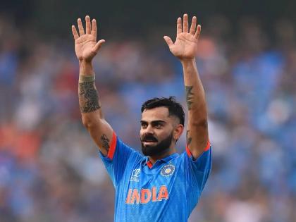 ICC ODI World Cup IND vs NZ Semi Final Live : Virat Kohli said, "It's the stuff of dreams. Sachin paaji was there in the stands. It's very difficult for me to express it. My life partner, my hero - he's sitting there. And all these fans at the Wankhede | माझा हिरो, माझी लाईफ पार्टनर समोर होते, हा आनंद शब्दात व्यक्त करणे अवघड - विराट कोहली 