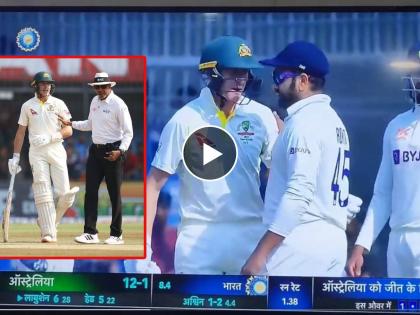 India vs aus 3rd test live scorecard Indore : R Ashwin and Marnus Labuschagne playing the mind games and on-field umpire had to get involved after the Aussie batter took too much time to face the ball, Video  | Ind vs Aus 3rd test live : अश्विन 'अन्ना'ची धास्ती! मार्नस लाबुशेनने सुरू केला माईंड गेम, रोहित अन् अम्पायरने दिली समज, Video