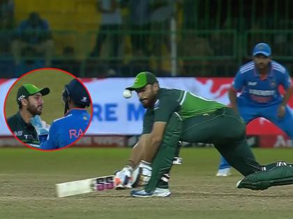 Asia Cup 2023 India vs Pakistan Live Asia Cup 2023 - Agha Salman bleeding after the ball hit near his eyes an attempt  to sweep a spinner, Kuldeep Yadav gets 2nd wicket, Pakistan 96/5 | OUCH! पाकिस्तानी फलंदाजाचा डोळा थोडक्यात वाचला, कुलदीप यादवच्या फिरकीने करिष्मा केला