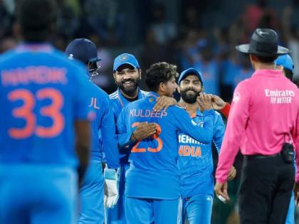 Asia Cup 2023 India vs Pakistan Live Asia Cup 2023 - INDIA HAVE DEFEATED PAKISTAN BY 228 RUNS, Kuldeep Yadav take 5 wickets  | कुलदीपचे ५ बळी अन् भारताचा दणदणीत विजय; ८ विकेट्स पडताच पाकिस्तानने सामना सोडला