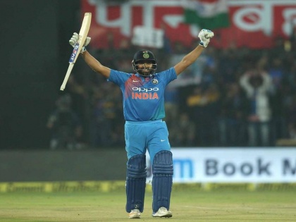  Toufi Ro'Hit against Lanka 'Show ... India won 2-0 | लंकेविरुद्ध तुफानी रो‘हिट’ शो...भारताची २-० अशी विजयी आघाडी
