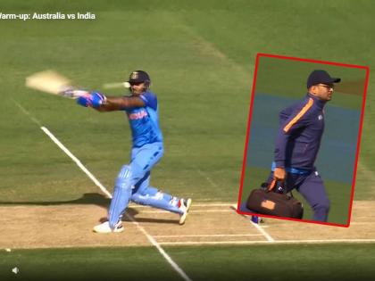 IND vs AUS Warm Up Match Live : Starc's bouncer hits Suryakumar Yadav on his helmet, he looks for the pull but is late on it, Is hit on the grill, also breaks the corner his helmet. All okay though.  | IND vs AUS Warm Up Match Live : OMG! सूर्यकुमार यादवच्या हेल्मेटवर आदळला चेंडू; मिचेल स्टार्क, डॉक्टरची भारतीय फलंदाजाकडे धाव अन्... 