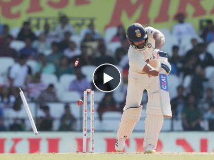 India vs aus 1st test live scorecard nagpur : Rohit Sharma - 120 (212) with 15 fours and 2 sixes, he  is clean bowled by pat cummins, Video  | Ind vs Aus 1st test live : १७ चेंडूंत चोपल्या ७२ धावा! रोहित शर्माच्या ऐतिहासिक खेळीचा ५ मिनिटांचा Video; विचित्र पद्धतीने झाला बाद