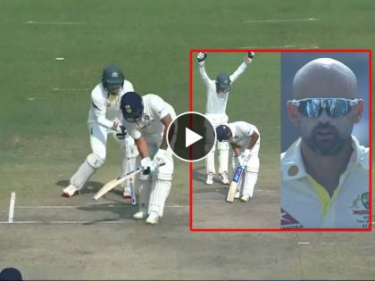 India vs aus 2nd test live scorecard Delhi : Rohit Sharma is cleaned up by Nathan Lyon for 32 runs, KL Rahul & Cheteshwar Pujara also gone, India 3 for 54 runs,Video | Ind vs Aus 2nd test live : १६ चेंडू, ८ धावा अन् ३ विकेट्स! नॅथन लियॉनने कॅप्टन रोहित शर्माचा उडवला 'दांडा', Video 