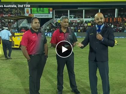 IND vs AUS T20 2022 Live Match :  "Still not safe for the players. It's wet underneath. We are looking at the safety of the players. Ground staff working their best": Umpires Watch Video  | IND vs AUS T20 2022 Live : दिवसभर पाऊस नाही, तरीही सामना अजून का सुरू झाला नाही? अम्पायर्स काय म्हणतायेत ते ऐका, Video