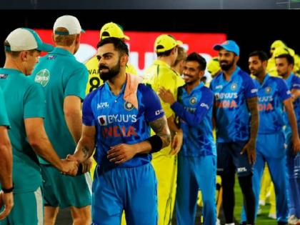 IND vs AUS T20I Series : India's narrow series triumph over Australia has been rewarded with Rohit Sharma's side extending their lead at the top of the ICC Men's T20I Team Rankings | IND vs AUS T20I Series : एकच नंबर! भारताने ऑस्ट्रेलियाला नमवताना ICC Rankings मध्ये प्रमोशन मिळवले, पाकिस्तानला मागेच ठेवले 