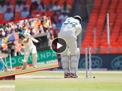 India vs aus 4th test live scorecard Ahmedabad - What a delivery by Mohammed Shami, Absolute peach and stumps flying, watch video of his two wickets  | Ind vs Aus 4th test live : दोन भन्नाट चेंडू, ऑसी फलंदाजांचे उडाले 'दांडू'! मोहम्मद शमीने भारताला मिळवून दिल्या विकेट्स, Video 