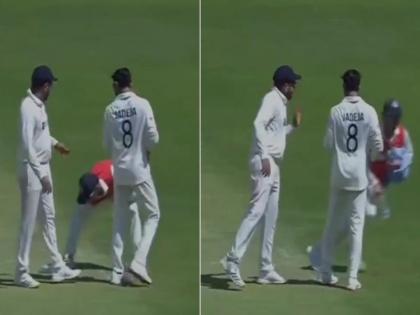 Video circulating on social media shows India's captain Rohit Sharma behaving inappropriately with his teammate Ishan Kishan | India vs Australia 4th Test: ड्रिक्स ब्रेकमध्ये इशान किशनकडून झाली चूक; रोहित शर्माने ते पाहिलं अन्...;पाहा मजेशीर Video