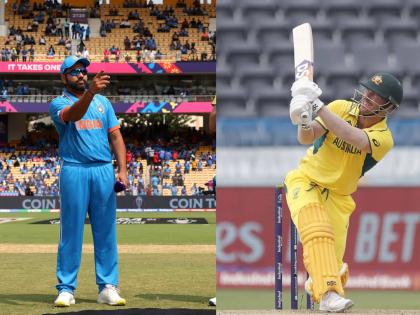 ICC ODI World Cup IND vs AUS Live Marathi : History: David Warner becomes the fastest to complete 1000 runs in World Cup, Rohit Sharma became a Oldest captain for India in a World Cup match | IND vs AUS Live : डेव्हिड वॉर्नरने मोडला सचिन तेंडुलकरचा विक्रम; रोहित शर्मा बनला भारताचा 'वयस्कर' कॅप्टन