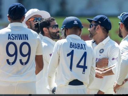 India vs Australia 1st test live score updates : India star handed penalty for ICC Code of Conduct charge during first Test against Australia | Breaking : मिठाचा खडा! बोटावर मलम लावणाऱ्या रवींद्र जडेजावर ICCची कारवाई, भारताच्या विजयानंतर बॅड न्यूज 