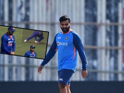 IND vs BAN 2nd ODI Live : Update: India Captain Rohit Sharma suffered a blow to his thumb while fielding in the 2nd ODI. The BCCI Medical Team assessed him. He has now gone for scans. | IND vs BAN 2nd ODI Live : Breaking News : रोहित शर्माला हॉस्पिटलमध्ये नेले, दुसऱ्या षटकात मैदान सोडले; फलंदाजीला येणं अवघड