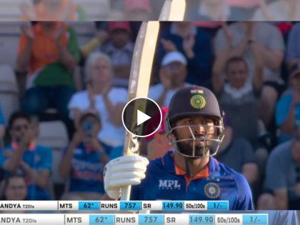 IND vs ENG 1st T20 I Live Updates : Maiden fifty for Hardik Pandya, India (198/8 in 20 overs) after opting to bat first against England | Hardik Pandya, IND vs ENG 1st T20 I Live Updates : हार्दिक पांड्याचे पहिले अर्धशतक, भारतीय फलंदाजांची जोरदार फटकेबाजी; इंग्लंडसमोर तगडे आव्हान