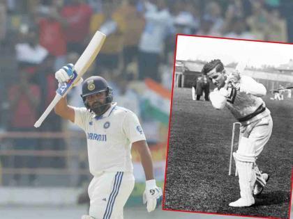 India Vs England 3rd Test match Day 1 Live Scorecard - Rohit Sharma ( 36y 291d) became a Oldest Indian Captain to score Century in Test, he break 73yr old Record  | रोहित शर्मा 'Oldest' कर्णधार ठरला; विजय हजारे यांचा ७३ वर्ष जुना विक्रम मोडला 