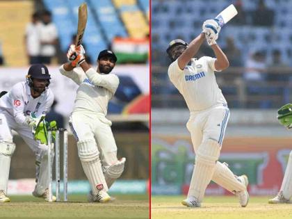 India Vs England 3rd Test match Day 1 Live Scorecard -  Rohit Sharma - 131(196), Ravindra Jadeja - 110*(212), Sarfaraz Khan - 62(66), Indian team recovered from 33/3 to 326/5 during Day 1 stumps  | रोहित शर्मा, रवींद्र जडेजा यांची शतकी खेळी; सर्फराज खानचा 'छोटा पॅकेट, बडा धमाका'
