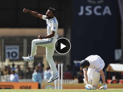 India vs England 4th Test Live Update : Dream debut, Akash Deep ( 7-0-24-3) picks three wickets to dent England in Ranchi, Video  | W,W,W! पदार्पणवीर आकाश दीपने इंग्लंडला गुडघे टेकण्यास भाग पाडले; ३ धक्के दिले, Video 