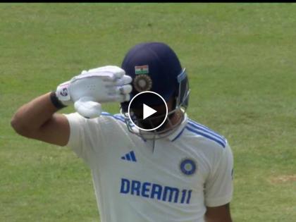 India vs England 4th Test Live Update Day 3 Marathi News : A Salute from Dhruv Jurel after completing his maiden fifty. His father is Kargil War Army officer. | IND vs ENG 4th Test : अर्धशतक पूर्ण होताच ध्रुव जुरेलचे कडक सॅल्यूट! कारगिल युद्धात लढले होते त्याचे वडील 