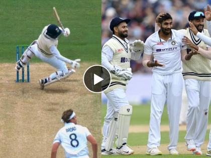 IND vs ENG, 5th Test : Ravindra Jadeja 104 runs, Jasprit Bumrah World Record & 3 wickets; England 84 for 5 against India's 1st innings 416 runs, Video | Jasprit Bumrah, IND vs ENG, 5th Test : जसप्रीत बुमराहची 'अतरंगी' फटकेबाजी, गोलंदाजीतही दादागिरी; इंग्लंडचा निम्मा संघ घरी, Video  