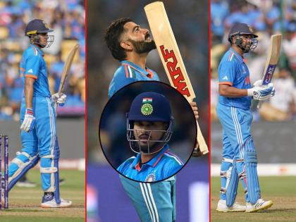 ICC ODI World Cup IND vs NED Live : Breaking Stat: This is the first World Cup innings with all top four batters getting a 50+ score, Rohit Sharma 61, Shubman Gill 51, Virat Kohli 51 & Shreyas Iyer 53* | रोहित, विराट, शुबमन, श्रेयस यांचा एकत्रित वर्ल्ड रेकॉर्ड; ४८ वर्षांत जो कधीच झाला नव्हता