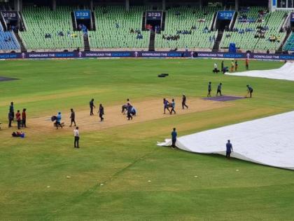 ICC Cricket World Cup Warm-up Matches IND vs NED : India vs Netherlands match has been abandoned due to rain.  | IND vs NED : मोठी बातमी: भारत-नेदरलँड्स यांच्यातला सामना होणार की नाही? ICC ने केली घोषणा