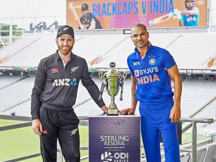 IND vs NZ 1st ODI Live : Arshdeep Singh and Umran Malik making their ODIs debuts, New Zealand won the toss and decided to bowl first. | IND vs NZ 1st ODI Live : भारतीय संघात दोन युवा खेळाडूंचे पदार्पण, नव्या पर्वाची सुरूवात; न्यूझीलंडने जिंकला टॉस