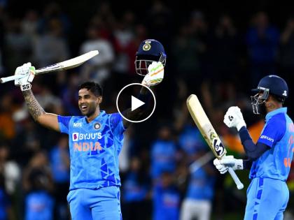 India vs New Zealand T20I live scorecard update : Suryakumar Yadav scored 111 runs in 49 ball with 11 fours and 7 sixes, his First 50 runs in 32 balls & Next 50 runs in 17 balls, Video  | IND vs NZ live T20I : सूर्यकुमार यादवने ३२ चेंडूंत अर्धशतक झळकावले अन् पुढील १७ चेंडूंत वादळ आणले; पाहा Video