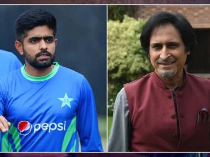 T20 Worldcup 2022  India Vs Pakistan T20 Live : I have asked Babar Azam there should be kept no other option in mind other than bringing the trophy of T20 WorldCup back home, PCB Chairman Ramiz Raja  | India Vs Pakistan T20 Live : वर्ल्ड कप शिवाय दुसरा-तिसरा विचार करू नका, ट्रॉफी घरी घेऊन या; रमीझ राजाचा Babar Azamला सल्ला