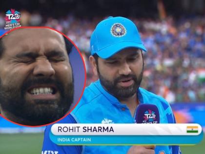 India vs Pakistan T20 Worldcup 2022 live match Scoreboard : Rohit Sharma becomes the first Indian to play 8 T20 World Cups, Rohit was so emotional during the time of National Anthem. | India Vs Pakistan T20 Live : रोहित शर्माने मैदानावर उतरताच मोठा विक्रम नोंदवला, राष्ट्रगीत सुरू असताना रडू लागला, Video Viral