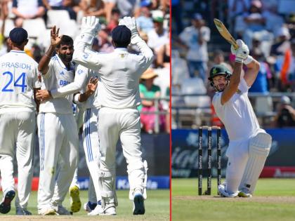 IND vs SA 2nd Test : HUNDRED BY AIDEN MARKRAM ( 106), JASPRIT BUMRAH  ( 6/61 ), India needs 79 runs to create history at Capetown. | एडन मार्करमच्या शतकाने धडधड वाढवली, पण जसप्रीत बुमराहने ६ विकेट्स घेऊन मॅच फिरवली 