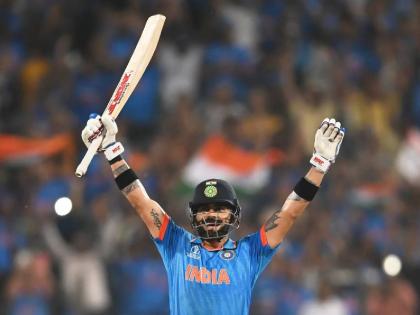 ICC ODI World Cup IND vs SA Live Marathi : Virat Kohli's 49th ODI century equals Sachin Tendulak's world record   | प्रतीक्षा संपली! विराट कोहलीचे ४९वे शतक, सचिन तेंडुलकरच्या विश्वविक्रमाशी बरोबरी 