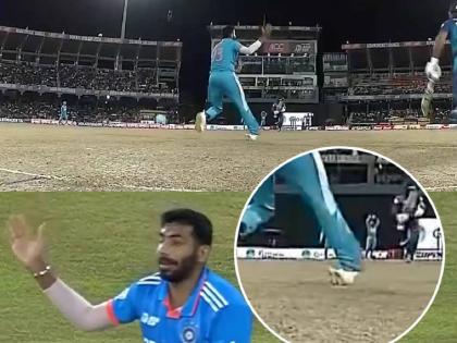 Asia Cup 2023 India vs Sri Lanka Live Marathi : Heart in mouth moment as Jasprit Bumrah lands awkwardly in his follow-through and nearly twists his ankle. Looked scary but he seems to be okay  | भारतीय खेळाडूंचा चुकला होता काळजाचा ठोका; जसप्रीत बुमराहसोबत घडलं असं काही