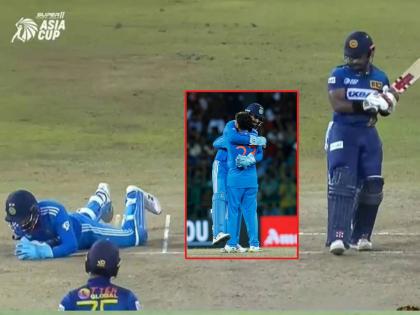 Asia Cup 2023 India vs Sri Lanka Live Marathi : Kuldeep Yadav gets the breakthrough as he picks up the wicket of Sadeera Samarawickrama & Charith Asalanka; Sri Lanka 73/5, Video | Kuldeep Yadav अन् लोकेश राहुलची जोडी जमली; श्रीलंकेची निम्मी फळी तंबूत पाठवली, Video