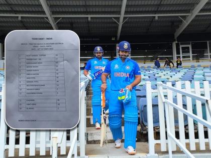 IND vs Western Australia Warm up Match : Rohit Sharma 3, Deepak Hooda 22, Rishabh pant 9; india 3-45 off 6 overs, virat Kohli and KL Rahul resting for this practice game  | IND vs WA Warm up Match : रोहित शर्मा ३, रिषभ पंत ९, दीपक हुडा २२! पॉवर प्लेमध्ये भारताला ३ धक्के; विराट, लोकेशला विश्रांती