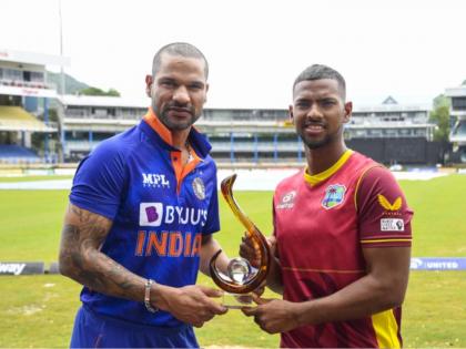 IND vs WI 1st ODI Live Updates : West Indies win toss, invite India to bat first, Shreyas Iyer is the Vice Captain, know Playing XI  | IND vs WI 1st ODI Live Updates : Ravindra Jadejaची माघार टीम इंडियाला मिळाला नवा उप कर्णधार, वेस्ट इंडिजने जिंकला टॉस  