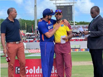 IND vs WI 1st T20I Live Updates : West Indies win the toss and field, Rohit Sharma and Rishabh Pant to open for India, See Playing XI | IND vs WI 1st T20I Live Updates : रोहित शर्मा - रिषभ पंत सलामीला खेळणार; KL Rahul च्या गैरहजेरीत उप कर्णधारपद पाहा कोणाकडे गेले