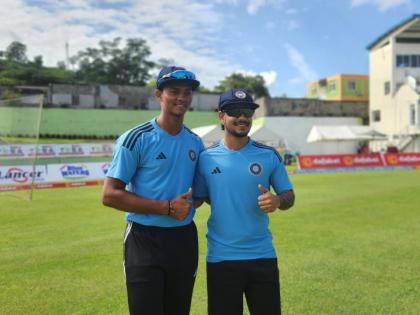 IND vs WI 1st Test Live updates Marathi : Yashasvi Jaiswal and Ishan Kishan make their Test debut, West Indies have won the toss, check Indian Playin XI  | यशस्वी जैस्वाल, इशान किशन यांचे पदार्पण; नाणेफेकीचा कौल विंडीजच्या बाजूने, बघा भारताची प्लेइंग इलेव्हन