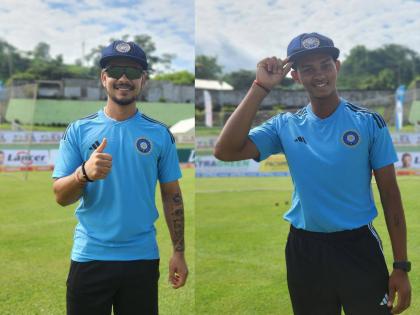 IND vs WI 1st Test Live updates Marathi : Yashasvi Jaiswal & Ishan Kishan making his Test debut, Just the fifth instance of two left-handed batters making their Test debuts for India together. | IND vs WI 1st Test : यशस्वी, इशानचे नाव गाजले! भारताच्या ७७ वर्षांच्या कसोटी इतिहासात पाचव्यांदाच असे घडले