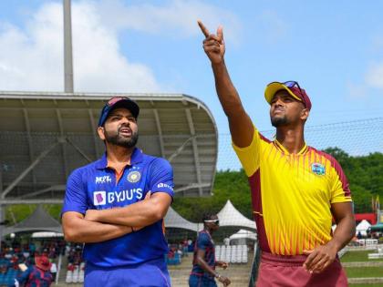 IND vs WI 2nd T20I Live : The second WIvIND T20I will be delayed by two hours due to a delay in luggage arriving in St Kitts from Trinidad, First ball will be at 10pm IST | IND vs WI 2nd T20I Live : भारत-वेस्ट इंडिज यांच्यातल्या दुसऱ्या लढतीची वेळ बदलली, जाणून घ्या कशामुळे ही परिस्थिती ओढावली