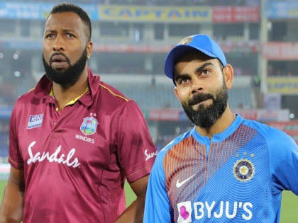 India vs West Indies, 1st ODI : Virat Kohli happy to bat first, he surprised by Kieron Pollard decision | India vs West Indies, 1st ODI : विंडीजला समजली विराटची 'मन की बात', पोलार्डच्या निर्णयानं कोहली खूश