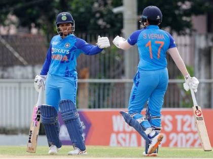 India have posted 181 on board against Malaysia in 6th Match of Asia Cup 2022, this is now the highest total in Women's T20 Asia Cup, Previous highest is 175/4 by Pakistan against Malaysia in 2018 | Asia Cup, INDWvsMALW : भारतीय महिलाही पाकिस्तानवर पडल्या भारी, आशिया चषक स्पर्धेत शेजाऱ्यांचा विक्रम मोडला