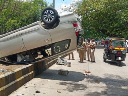 An uncontrolled Innova crushed an e-rickshaw driver in Nagpur | नागपुरात अनियंत्रित इनोव्हाने ई-रिक्षाचालकास चिरडले