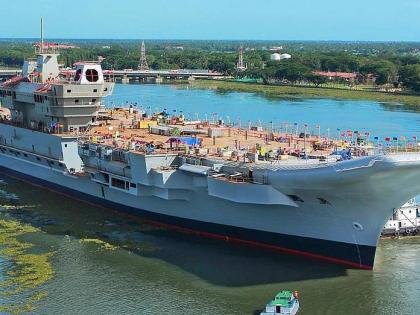 The aircraft carrier 'Vikrant' is completely built | विमानवाहू ‘विक्रांत’ची बांधणी पूर्णतेकडे