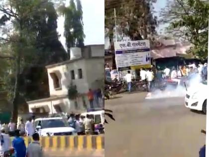 Rada in Bordikar-Bhamble group in Jintur, Assistant Police Inspector and one police injured in stone throwing | जिंतूरात बोर्डीकर -भांबळे गटात राडा, तुफान दगडफेकीत दोन पोलीस जखमी