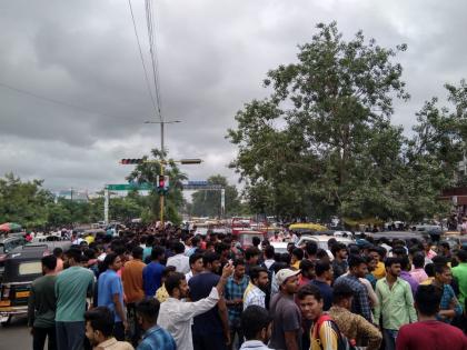 Food Mess rates increased Students agitation at Latur | महागाईने विद्यार्थी त्रस्त, मेसचे दर वाढल्याने लातूरमध्ये विद्यार्थ्यांनी काढला मोर्चा