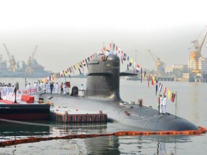 Launch of INS Karanj; India's naval power increased | ‘आयएनएस करंज’चे जलावतरण; भारताचे सागरी सामर्थ्य वाढले